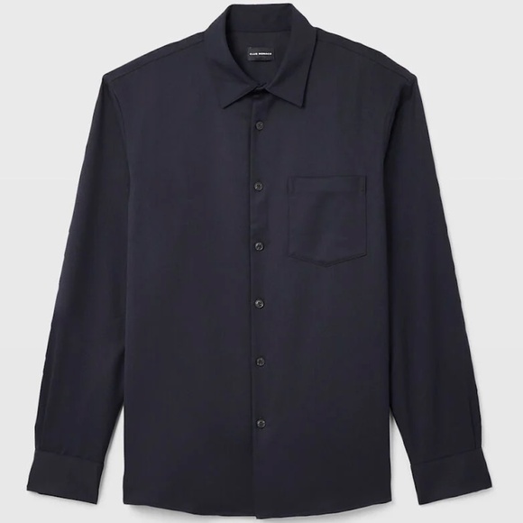 Refined Wool Shirt - Brand New - NEVER WORN - Navy - Picture 5 of 5